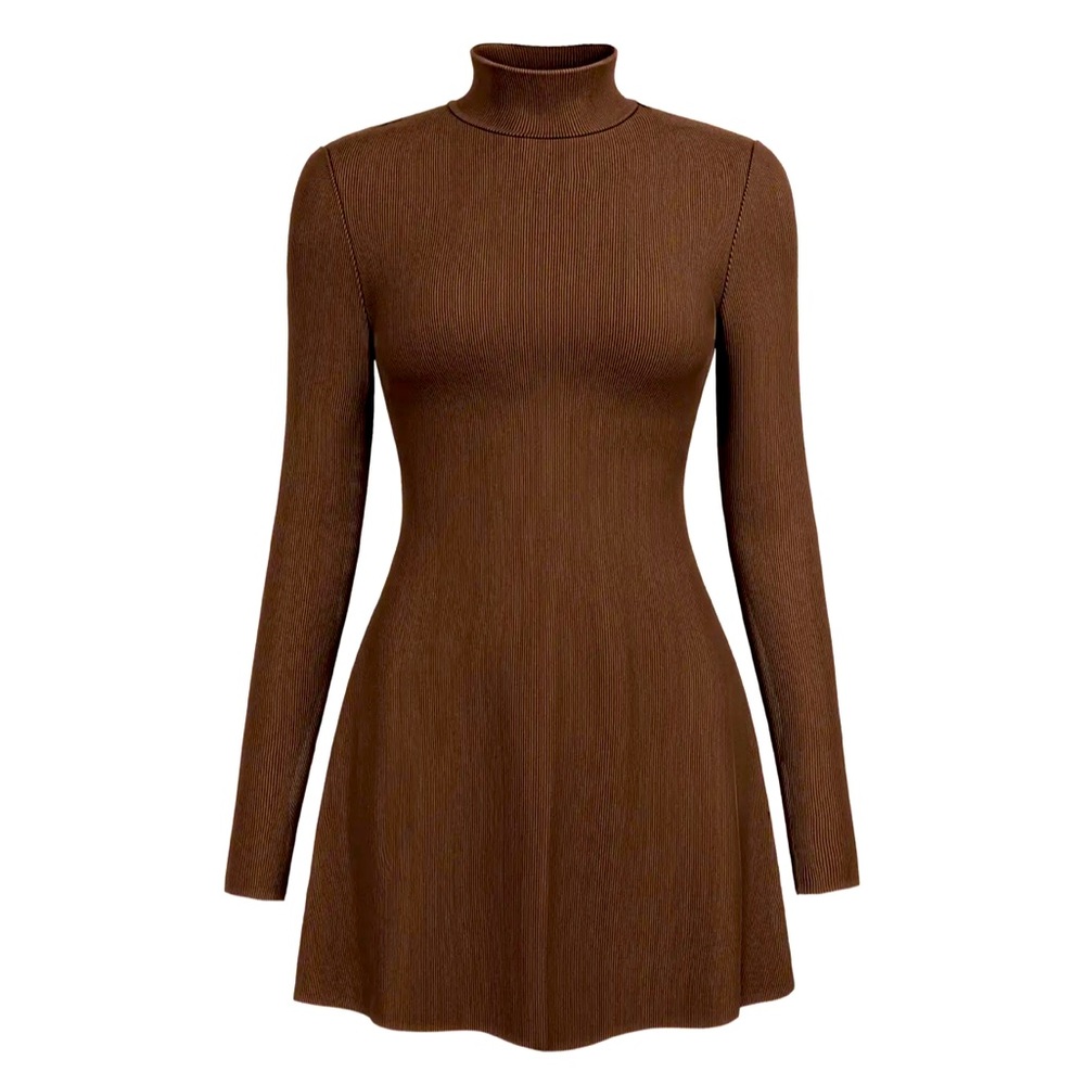 High Neck Mini Dress - NEW - Size Small - Fit & Flare